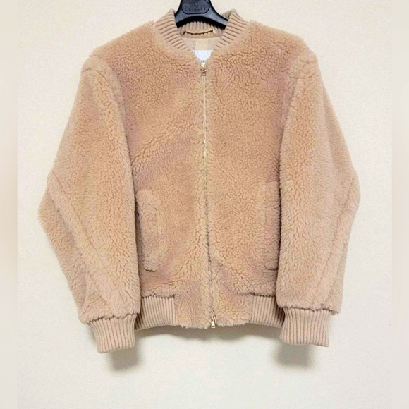 AUTHENTIC Max Mara Teddy Bomber 0 - Picture 2 of 12